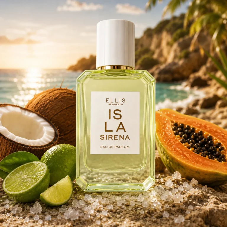 Ellis Brooklyn Isla Sirena Duftprobe – Nischenparfum mit Limette, Kokos, Papaya und Meeresnoten